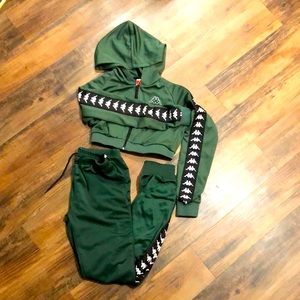 Kappa Forest Green Sweatsuit